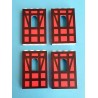 Printed Tudor-style wall pack - Four pack